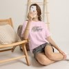 She Is Strong Tee in Light Pink